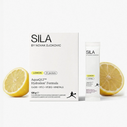 SILA by Novak Djokovic electrolyte with lemon